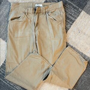 Classic Khaki Cotton Chinos for Men